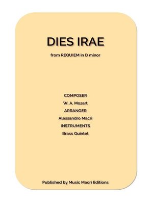 cover image of DIES IRAE from REQUIEM by W. A. Mozart